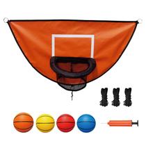 Aro de Basquete para Trampolim XATAMIO com Bomba e 4 Mini Bolas Aro de Basquete para Trampolim XATAMIO com Bomba e 4 Mini Bolas