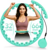 Aro de fitness JoiBao, com peso de 32 elos, 168 cm e 66 polegadas Aro de fitness JoiBao, com peso de 32 elos, 168 cm e 66 polegadas