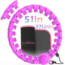 Aro de fitness pesado Hula Hoop JLoibao Infinity 130-130 cm