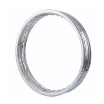 Aro de Roda 18 x 160 dianteiro Honda 125 Yamaha 125 - 135 Cromado Aço Reforçado Resistente Pro Tork AR-02CR