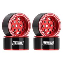 Aro de roda INJORA 1.0 Beadlock de alumínio CNC de 8 raios para carro de esteira 1/18 TRX4M 1/24 RC Aro de roda INJORA 1.0 Beadlock de alumínio CNC de 8 raios para carro de esteira 1/18 TRX4M 1/24 RC