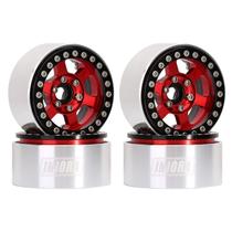 Aro de roda INJORA 1.9 Beadlock de alumínio de 6 raios para carro RC 1/10 Aro de roda INJORA 1.9 Beadlock de alumínio de 6 raios para carro RC 1/10