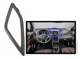 Aro Difusor de Ar/Central HB20, HB20S, HB20X 2012/2020 - PRATA - L.E