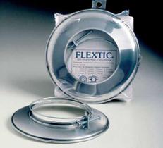 Aro E Abraçadeira Para Tubo Flextic De Alumínio 100Mm Aro E Abraçadeira Para Tubo Flextic De Alumínio 100Mm