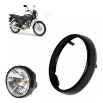 Aro Farol Honda Motocicleta Titan Fan 150 Titan Fan 125 Até 2013 Material Ferro Aro Farol Honda Motocicleta Titan Fan 150 Titan Fan 125 Até 2013 Material Ferro