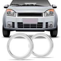 Aro Farol Milha Fiesta 2007 08 09 2010 Copo Cromado Ld/le