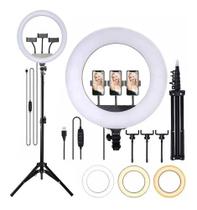 Aro Iluminador 36cm 14 Polegadas Suporte Celular Tripé 2,1m Cor Da Luz Branco Cor Da Estrutura Preto Aro Iluminador 36cm 14 Polegadas Suporte Celular Tripé 2,1m Cor Da Luz Branco Cor Da Estrutura Preto