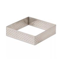 Aro Inox Micro-Perfurado - Quadrado - 14X14X2Cm - 1 unidade - Cromus Linha Profissional Allonsy - Rizzo Aro Inox Micro-Perfurado - Quadrado - 14X14X2Cm - 1 unidade - Cromus Linha Profissional Allonsy - Rizzo