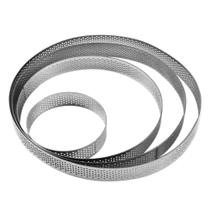 Aro inox molde cortador micro-perfurado 8cm p confeitaria