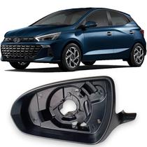 Aro Moldura Carcaça Da Capa Retrovisor Esquerdo Hb20 2020/... LADO ESQUERDO (MOTORISTA)