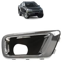 Aro Moldura Do Milha S10 2012 A 2016 Cromado