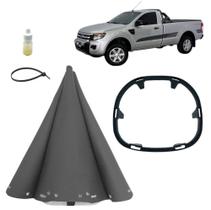 Aro Moldura Interna E Coifa Console Câmbio Manual Cabine Simples Ranger 2.5 Flex Xl 2013 Á 2016