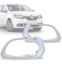 Aro Moldura Milha Cromado Sandero 2014 2015 2016