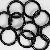 Aro Plástico Argola 5cm Preta Multiuso Artesanato Com 50 Unidades Aro Plástico Argola 5cm Preta Multiuso Artesanato Com 50 Unidades