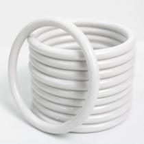 Aro Plástico Argola 7,9cm Com 6mm de Espessura Para Artesanato 30 Unidades Aro Plástico Argola 7,9cm Com 6mm de Espessura Para Artesanato 30 Unidades