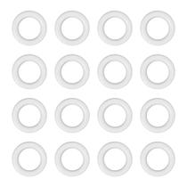 Aro Plástico Branco 23mm Multiuso Artesanato Kit 100 Unidades Aro Plástico Branco 23mm Multiuso Artesanato Kit 100 Unidades