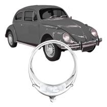 Aro Plástico Farol Tremendão Vw Fusca 1963 Até 1972 Cromado Aro Plástico Farol Tremendão Vw Fusca 1963 Até 1972 Cromado