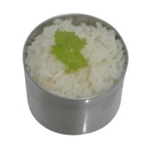 Aro Redondo Modelador De Arroz 8x5cm Em Aço Inox - 3 Peças - Chicky Formas