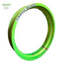 Aro roda diant 160x18 aluminio verde neon three he