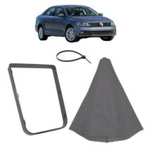 Aro Suporte Interno E Forro Coifa Couro Console Câmbio Automático Jetta Trendline 2015 Á 2018