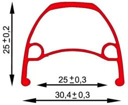 Aro Vzan Vmaxx Sl 29/32f Preto P103 Disc C/Ilhos C/Ads