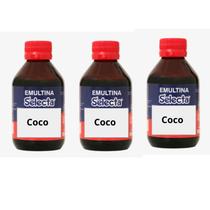 Aroma Emulsão Para Sabor E Cor Sorvetes E Bebidas Kit 3 Alto Rendimento Selecta