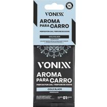 Aroma para carro Cold Black Vonixx Fragrância Sofisticada e Marcante