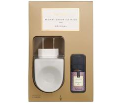 Aromatizador de Ambiente Via Aroma Difusor Elétrico + 1 Essência (Lavanda)