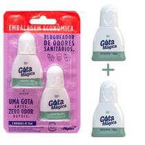 Aromatizador de Banheiro Bloqueador de Odores 2 Unidades Eucalipto/Tropical/Lady Gota Mágica