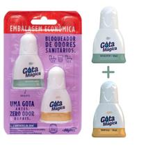 Aromatizador de Banheiro Bloqueador de Odores 2 Unidades Eucalipto/Tropical/Lady Gota Mágica