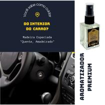 Aromatizador de Carro Perfume Premium Madeira Especiada LohLiz 30ml Frasco de Vidro