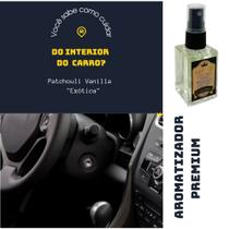 Aromatizador de Carro Perfume Premium Patchouli Vanilla LohLiz 30ml Frasco de Vidro