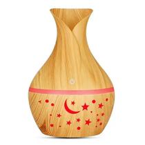 Aromatizador Difusor Ambiente Ultrassônico Estrelado Led - Madeira Claro