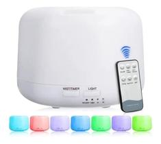 Aromatizador Difusor De Ar Ultrassônico Elétrico + Controle