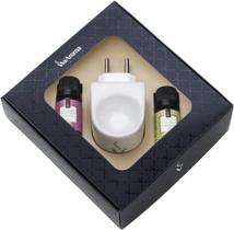Aromatizador Difusor Elétrico Tomada Via Aroma com Essência Vanilla Lavanda Flor de Cerejeira Aromatizador Difusor Elétrico Tomada Via Aroma com Essência Vanilla Lavanda Flor de Cerejeira