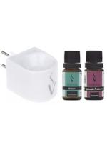 Aromatizador Elétrico Via Aroma - Kit c/ 2 fragrâncias (Bamboo e Lavanda)