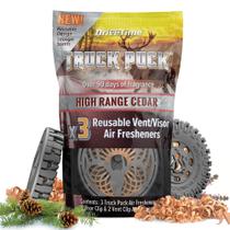 Aromatizador para carro Drive Time Truck Puck aroma cedro 3 unidades Aromatizador para carro Drive Time Truck Puck aroma cedro 3 unidades