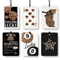 Aromatizador para Carro FISWAFY Estampa de Leopardo 6 Peças Aromatizador para Carro FISWAFY Estampa de Leopardo 6 Peças
