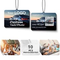 Aromatizador para carro MOSADO personalizado com logo frente e verso Aromatizador para carro MOSADO personalizado com logo frente e verso