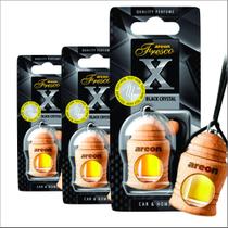 Aromatizante Areon Fresco X Version Black Crystal 4ml - 3 Peças Aromatizante Areon Fresco X Version Black Crystal 4ml - 3 Peças