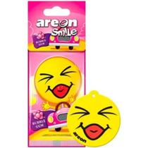 Aromatizante Automotivo Areon Smile Bubble Gum O Melhor cheiro cheirinho odorisador