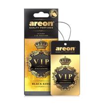 Aromatizante Automotivo Areon Vip Black King Cheirinho Carro Perfume Amadeirado Durável Fixação