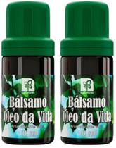 Aromatizante bucal balsamo da amazonia oleo da vida 10ml natuflores kit 2 und