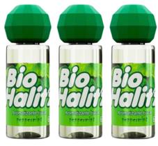 Aromatizante Bucal Bio Halitz Gotas 6ml Natuflores Kit 3und