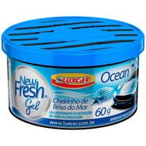 Aromatizante Gel New Fresh Oceano 60g Luxcar 4744LUX