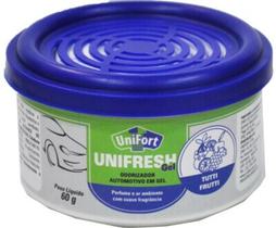 Aromatizante gel unifresh tutti frutti 60g - UNIFORT