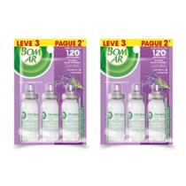 Aromatizante Lavanda Refil Click Spray Bom Ar 12ml Kit