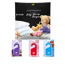 Aromatizante Para Armários Lavanda Perfuma Roupas e Gavetas