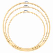 Aros de bordado Caydo, 3 peças, grandes, redondos, 35/40/45 cm, bambu Aros de bordado Caydo, 3 peças, grandes, redondos, 35/40/45 cm, bambu