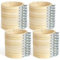 Aros de bordado Caydo, 36 peças, enfeites de Natal de 8 cm